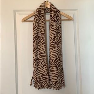 Animal print scarf